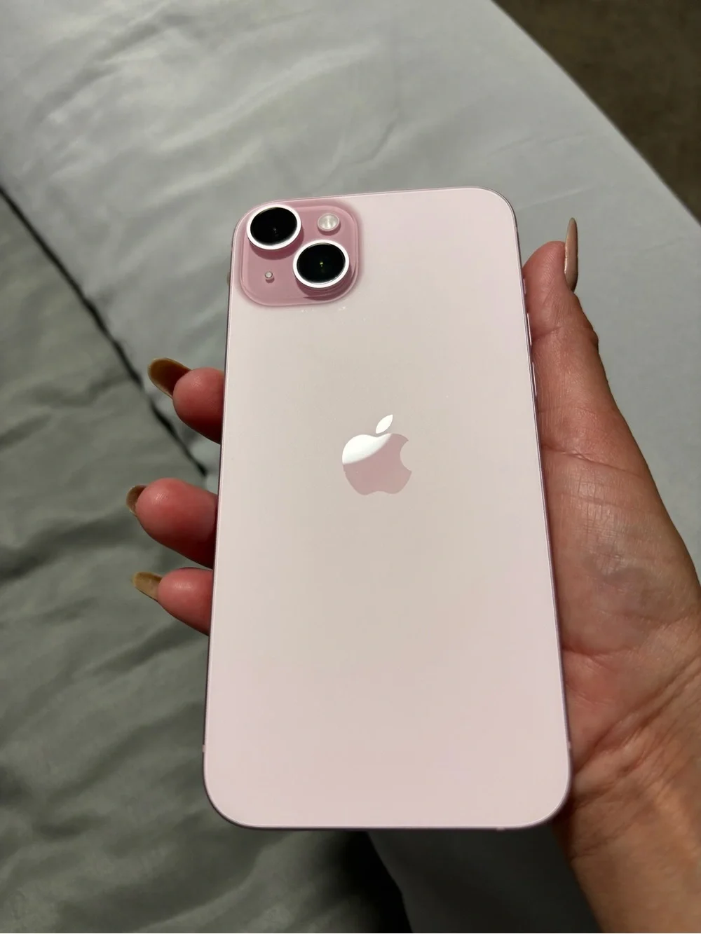 Apple Pink iPhone with Dual Camera